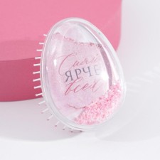 Comb-shaker “Shine brighter all x” 9 × 6.5 × 4.5 cm