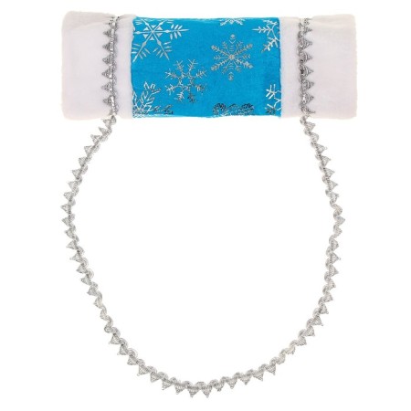 Carnival set "Magic Snow Maiden": a clutch, a wig with pigtails-7