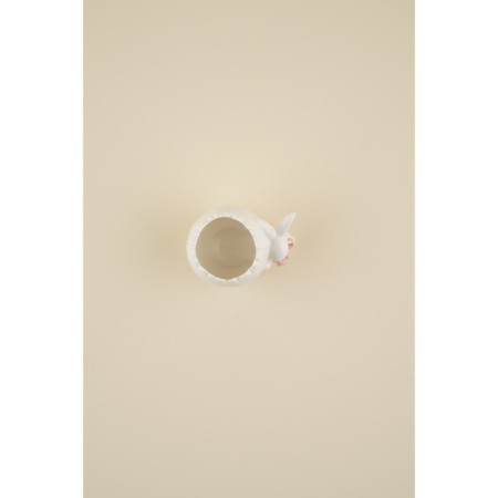 Ceramic stand for the egg "Bunny", 9 × 6.5 × 7 cm, white color-3