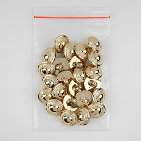 A button on the leg, d = 15 mm, the color of the gold-3