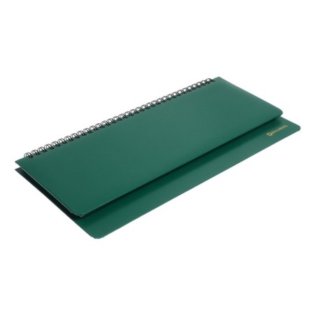 Leduced desktop planing 305 x 140 mm, 60 sheets of Brauberg Select, Balakron, Green-1