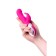 A vibrator with a clitoral stimulant Jos Elly, heated, pink, 21.5 cm