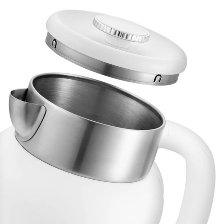 Electric kettle KitFort KT-6196-2, metal, 1.5 l, 2200 watts, white-4