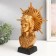 Souvenir Polystone Bust "African and halo with rays" gold 27.5x20.3x9 cm