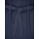 Essential bathrobe, multilayer muslin, size l, dark blue color