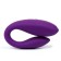 Vibrator for steam oats, flexible, silicone, remote control, purple