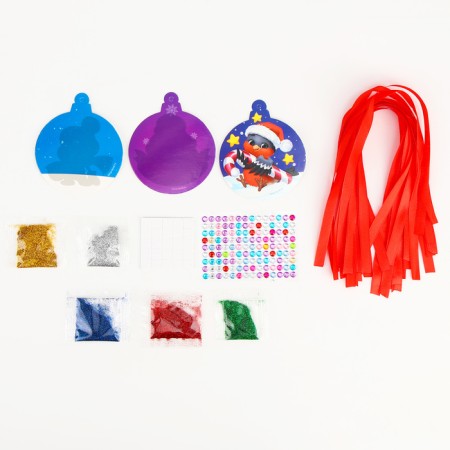 New Year's gift set for creating Christmas tree decorations "New Year!", 18 toys-4