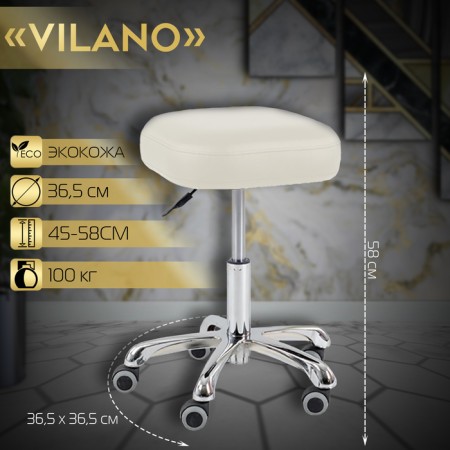 Chair for the master Vilano, ivory color