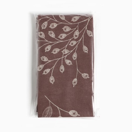 Pillowcase saving and I "barberry" color brown, 50x70 cm, 100% cotton, calico, 100 g/m2-2