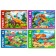 Puzzles "Dinosaurs", 24 elements, mix