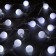 Garland “thread” 5 m with nozzles “White Balls”, IP20, transparent thread, 30 LED, white glow, 8 modes, 220 V