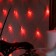 Garland "network" 1.6 × 1.6 m, IP20, transparent thread, 144 LED, red glow, 8 modes, 220 V