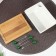 Ceramics dish on a wooden stand “Oliva”, 15.5 x 11.3 cm, white color