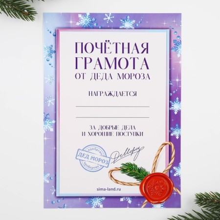 New Year. Set a letter from Santa Claus, notebook coloring, diploma "Magic Unicorn"-2