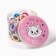 A set of hair rubber bands in a jar, 100 pieces, 1.5 cm, cats aristocrats