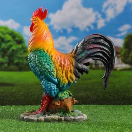 Garden figure "Medium Rooster" 45x35x15cm-4