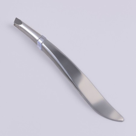 Pinzet beast, narrow, 9 cm, silver color-3