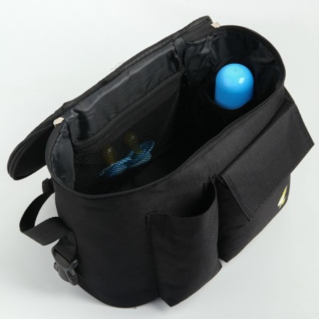 Female bag, black/brown mix color-4