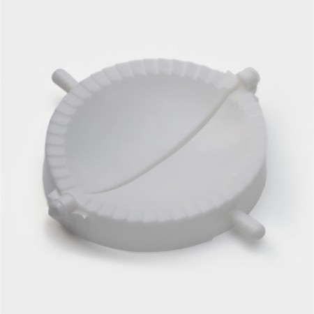 Form for modeling dumplings, d = 12 cm, white color-4