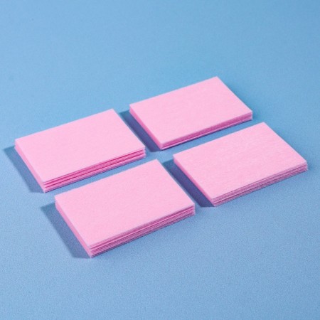 Napkins for manicure, bottomless, 50 pcs, 6 × 4 cm, pink color-3