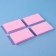 Napkins for manicure, bottomless, 50 pcs, 6 × 4 cm, pink color