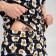 Pajama men's kaftan "eggs" R.52, black