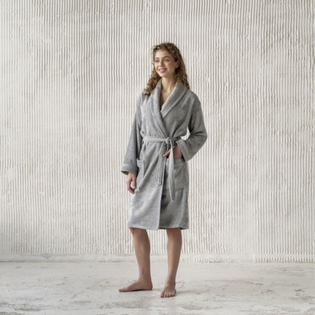 Tao robe, size m, color gray