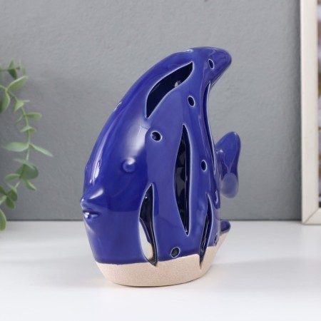 Ceramics Ceramics "Fish Scalaria" Sand-blue 18.3x7.3x16 cm-3