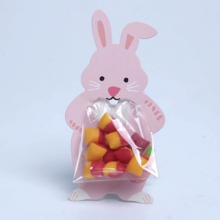 Package for sweets, confectionery packaging, "bunny", 11 x 6 cm