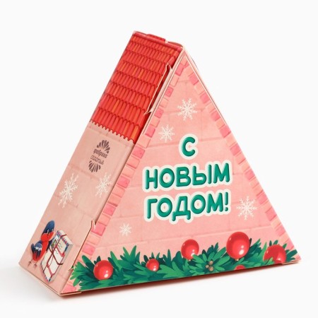 Новый год! Маршмеллоу в виде колпочка «Дед мороз», со вкусом малины, 38 г-3