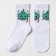 Socks "New Year's Dragon", white color, rr 23