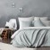 Set "Mika": a cover of 160 x 220 cm, pillowcases 40 x 40 cm - 2 pcs, blue
