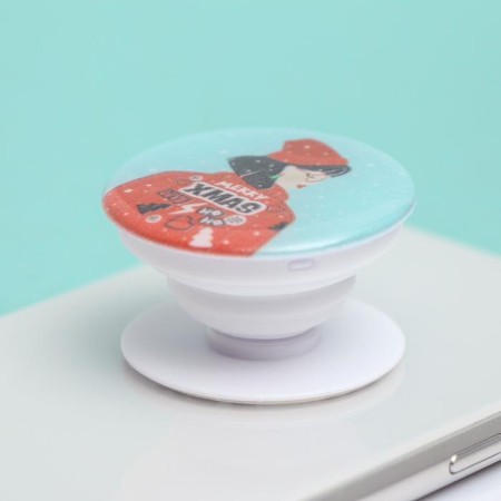 Holder for the phone, New Year's "Style", D = 4 cm-2