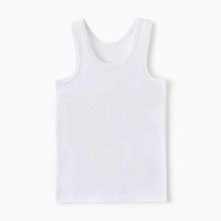 T-shirt for a boy, white color, height 122-128 cm