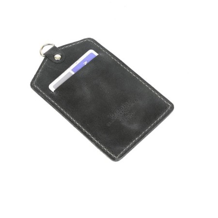 Case for passing, badge with pockets, black pulp
