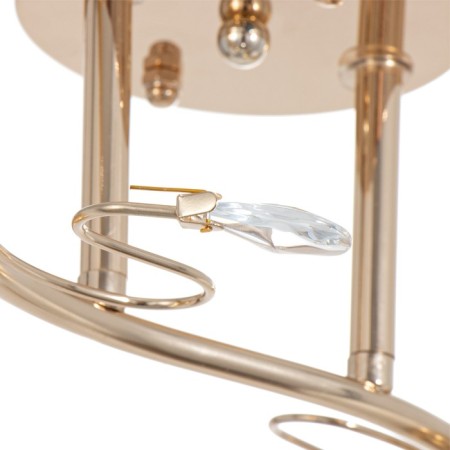 Barbara chandelier 2he27 40W gold 45x26x27 cm Bayerlux-5