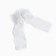 Outlet. Hair bow on elastic band, white, 6x25 cm, kitty Marie