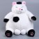 Soft toy "cat", with black paws, 35 cm, white color