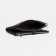 Women's wallet on the button, black color