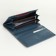 Women's wallet on magnets, blue color