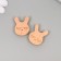 Bead for creativity tree "Bunny" 2.5x2.1 cm
