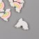 Decor for creativity plastic "Rainbow in the clouds" set of 6 pcs 1.6x2.3x0.8 cm