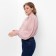 Women's blouse minku: enjoy color pink, river 52
