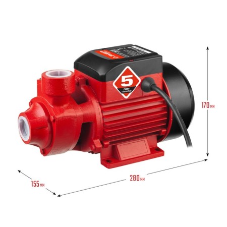Surface pump "bison" NS-M1-400-h, vortex, 400 watts, 35 l/min, pressure 35 m, cast iron-1