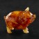 Souvenir "Pig", amber