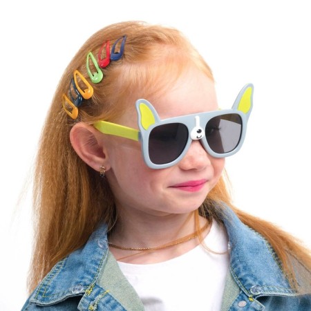Children's glasses, polarization, TR90, lens 5.5 x 5 cm, width 14 cm, arc 14 cm-1