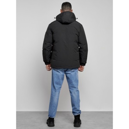 Sports male winter, size 58, black color-3