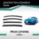 Defly window deflectors for Toyota Prius (ZVW50), 2018-2023, restyling