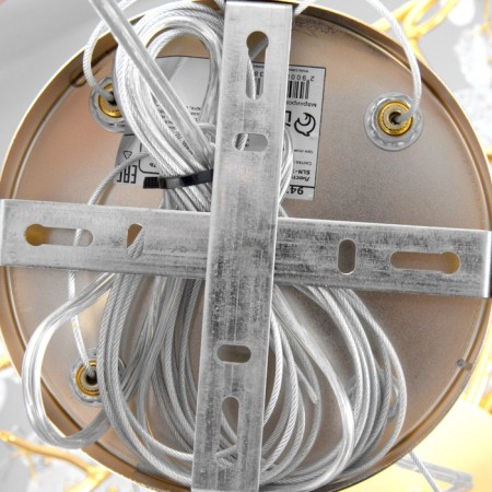 Payetki chandelier 8xg9 gold 60x60x50-90cm Bayerlux-8