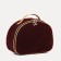 Cosmetic bag with a zipper, with a lining, purple color